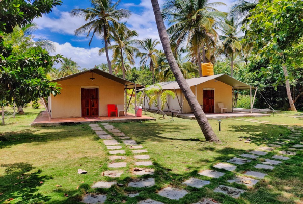 Lawn at The Gari Resorts