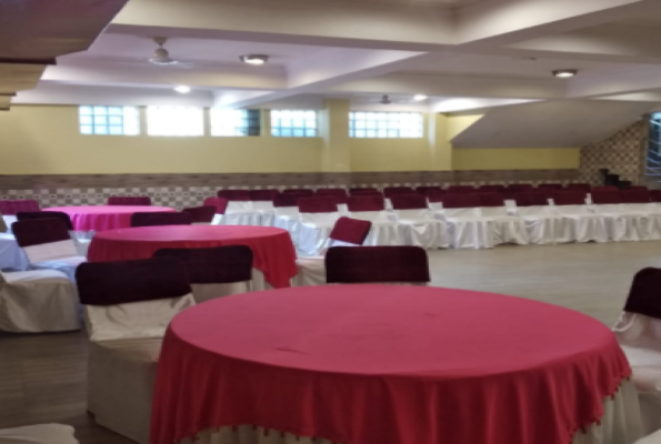 Hall at Hotel Saubhagyam Residency