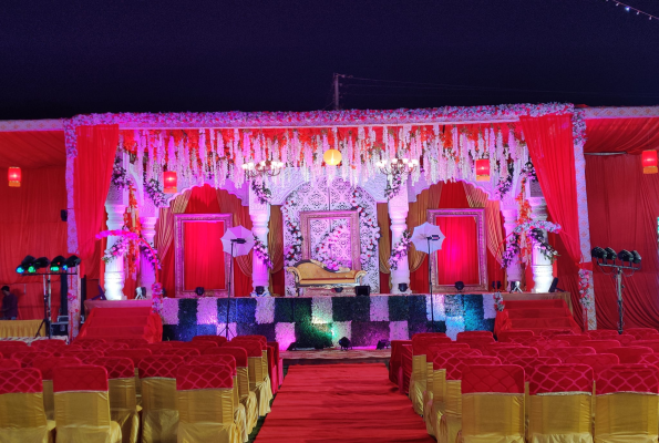 Hall at Royal Aayojanam Hotel Banquet And Lawn