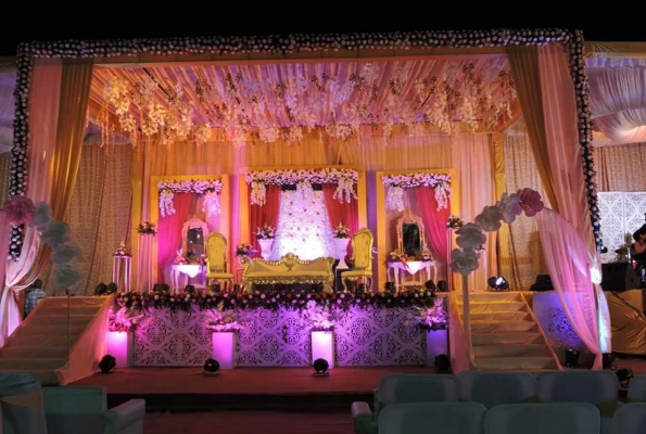 Hall at Royal Aayojanam Hotel Banquet And Lawn
