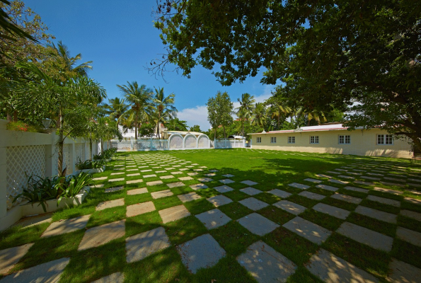 Lawn at Chennai Convention Centre Marriage Hall