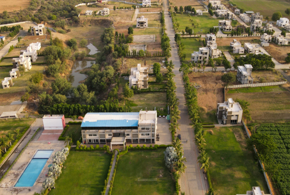 Lawn at Malhaar Resort