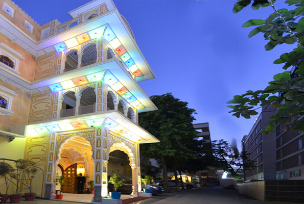 Poolside at Nirbana Palace A Heritage Hotel