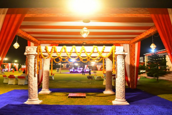 Lawn at Dev Durga Wedding Point