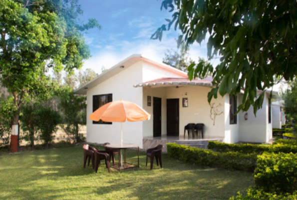 Poolside Lawn at Corbett Treat Resort