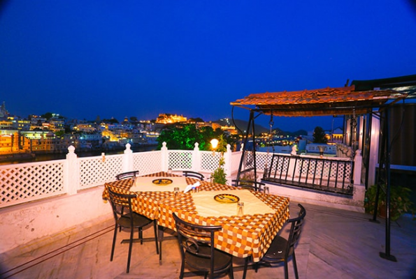 Rooftop at Hotel Thamla Haveli