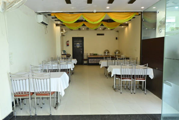 Restaurant at Sri Sri Residency Hotel