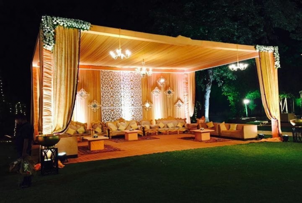 Aarambh The Party Lawn at Aarambh The Party Desitnation By Golden Tulip