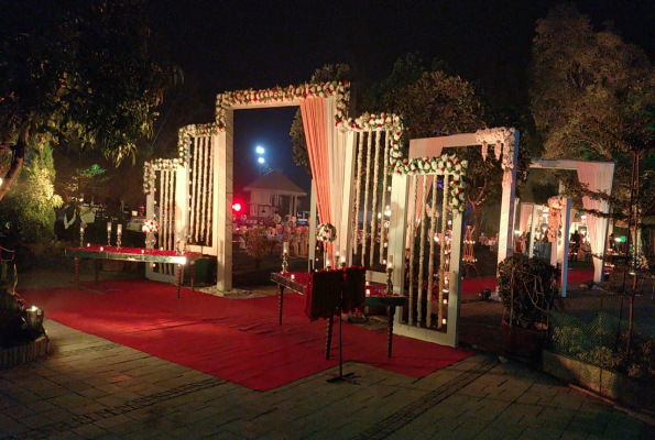 Aarambh The Party Lawn at Aarambh The Party Desitnation By Golden Tulip