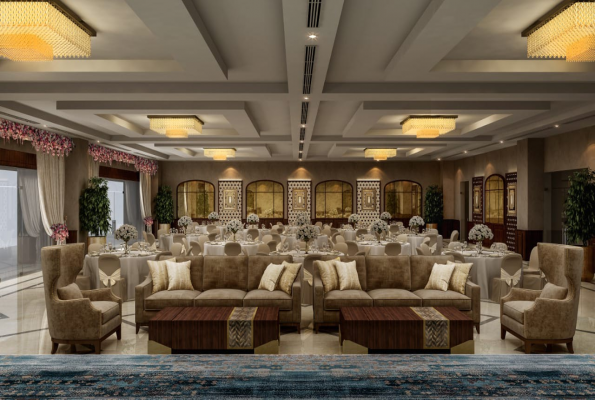 Ball Room With Open Area at Crossroads Banquets Conventions