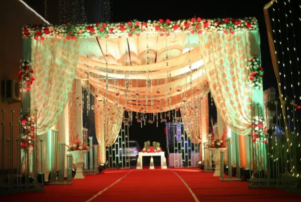 Ball Room With Open Area at Crossroads Banquets Conventions