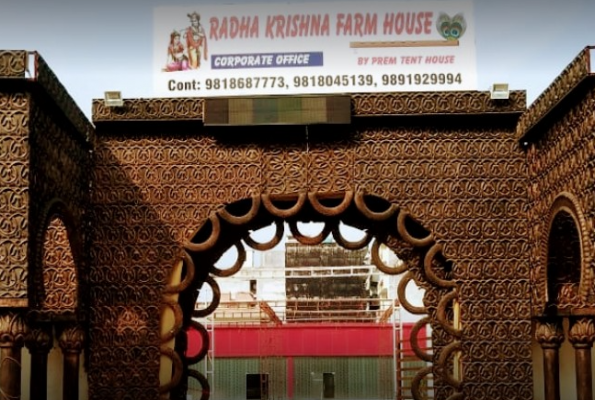 Hall at Radha Krishna Farm House