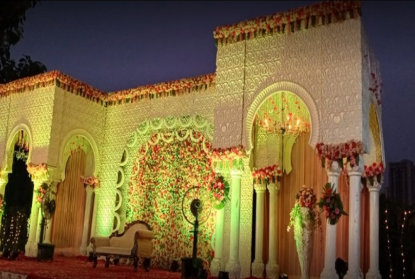 Hall at Radha Krishna Farm House