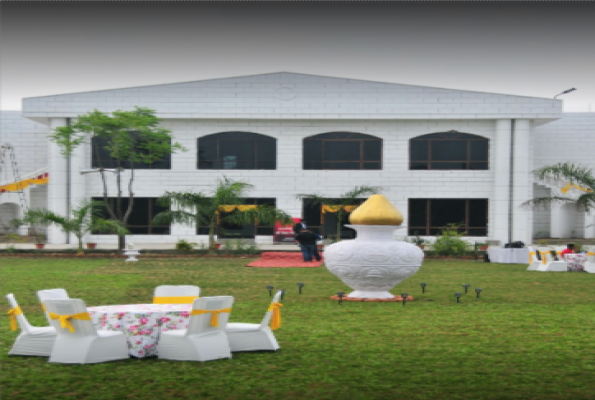 Lawn and Hall at Shri Vidya Lawns