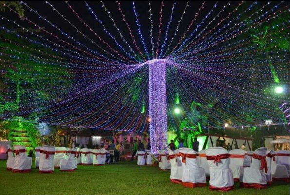 Lawn and Hall at Roshan Garden