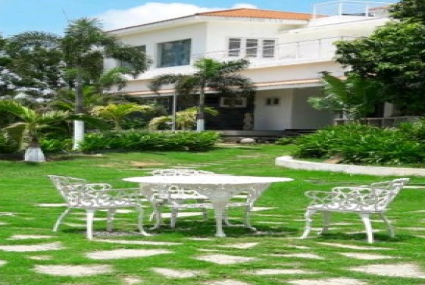 Poolside at Boddam Resorts