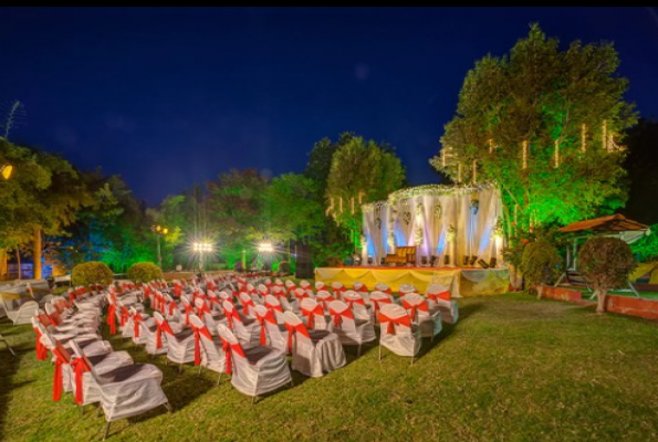 Lawn at Renest Shraddha Inn