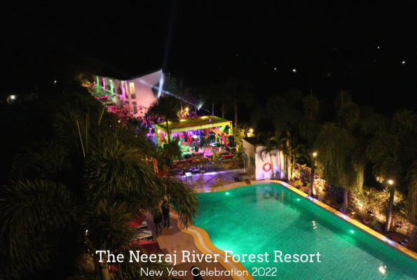 Rajaji Lounge at The Neeraj River Forest Resort Ayurvedic Wellness Center