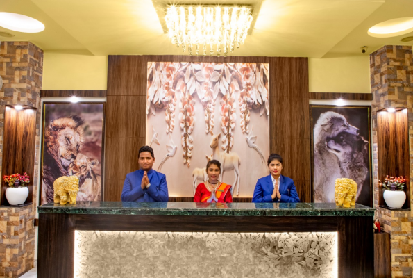 Rajaji Lounge at The Neeraj River Forest Resort Ayurvedic Wellness Center