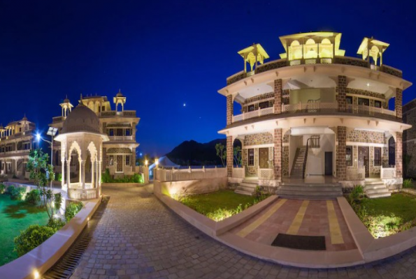 Poolside at Bhanwar Singh Palace