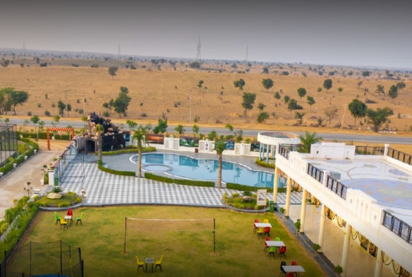 Poolside at Dharti Dhora Ri