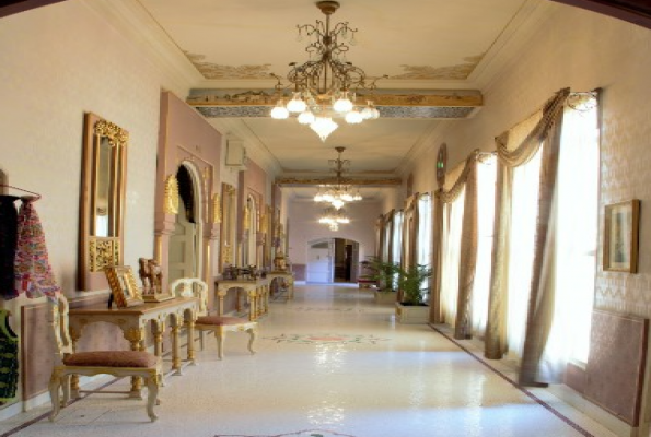 Hall at Hotel Gaj Kesri