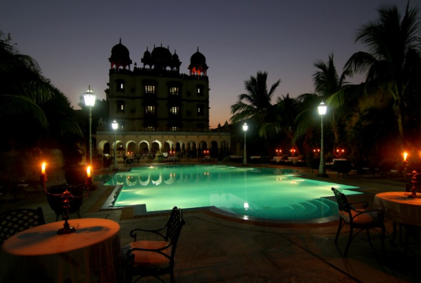 Poolside at Jagat Palace