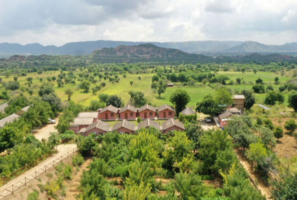 Main Garden at Amar Bagh Resort