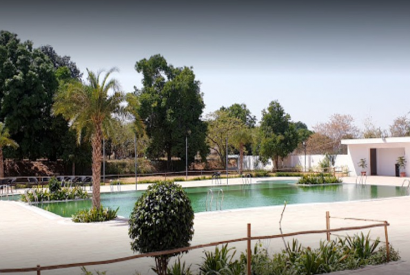 Poolside at Savitri Resorts