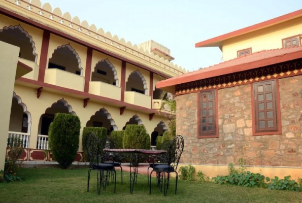 Poolside at Sajjan Bagh A Heritage Resort