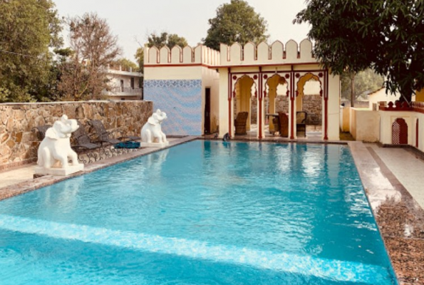 Poolside at Sajjan Bagh A Heritage Resort