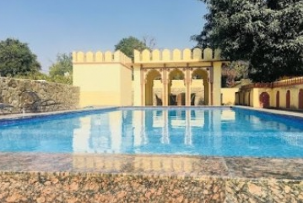 Poolside at Sajjan Bagh A Heritage Resort