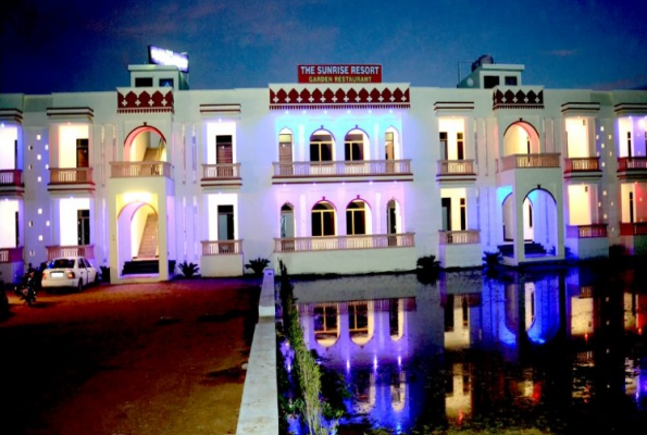 Poolside at The Sunrise Resort Pushkar