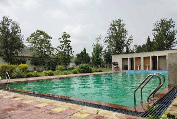 Poolside at Rajasthan Resort