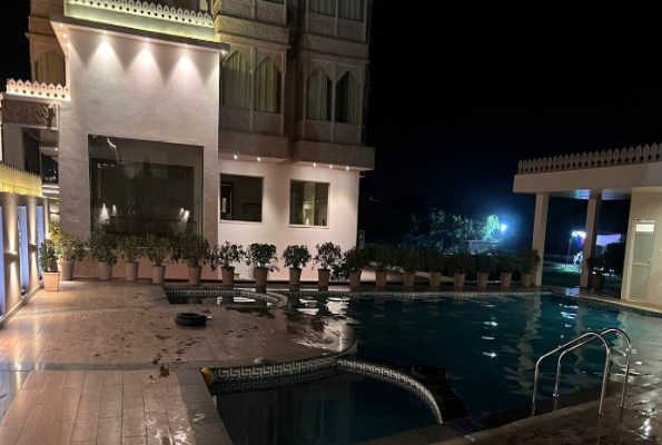 Poolside at Palette  The Golden Pushkar