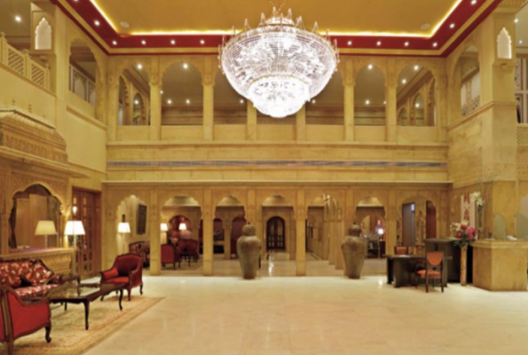 Hall at Hotel Rang Mahal