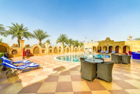 poolside at Chokhi Dhani The Palace Hotel