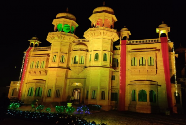 Central Courtyard at Jawahar Niwas Palace
