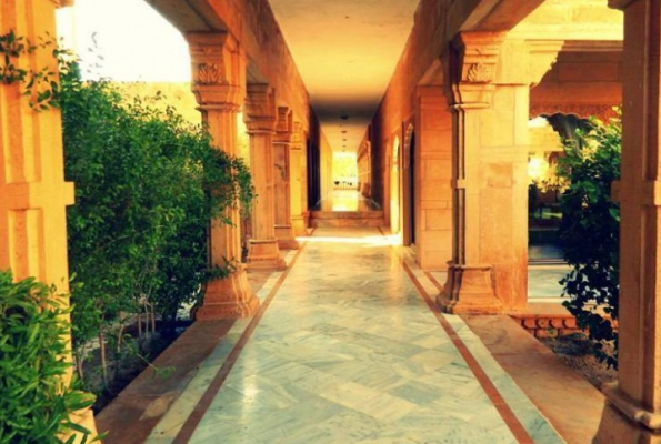 Central Courtyard at Jawahar Niwas Palace