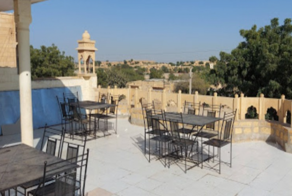 Terrace at Hotel Pithla Heritage