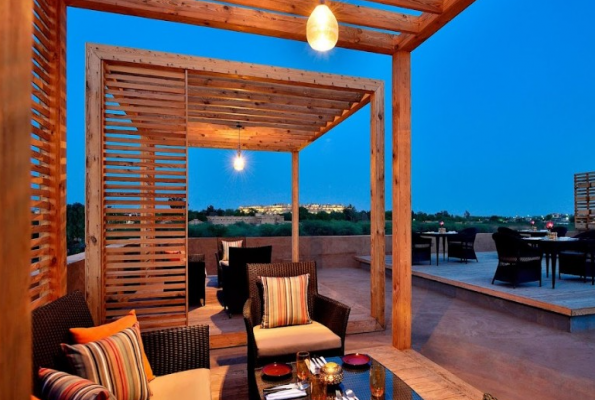 Poolside at Jaisalmer Marriott Resort And Spa