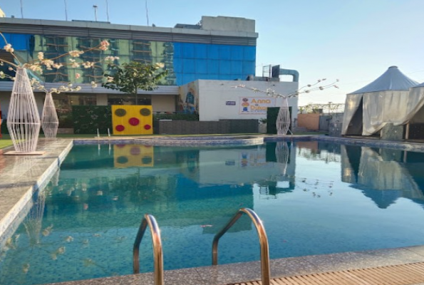 Poolside at Clarks Inn Krishna Valley Resort