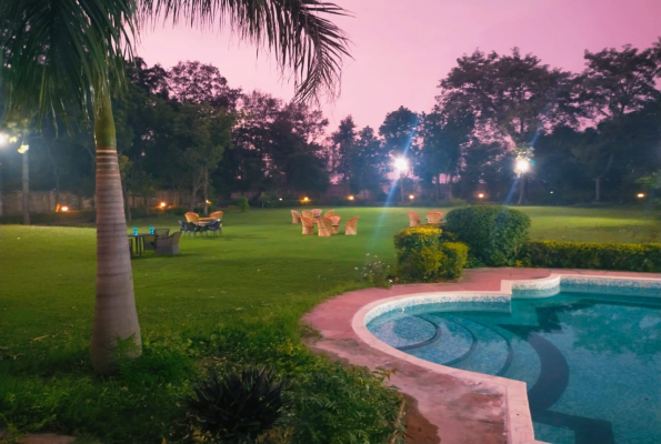 Poolside at Melody Farm