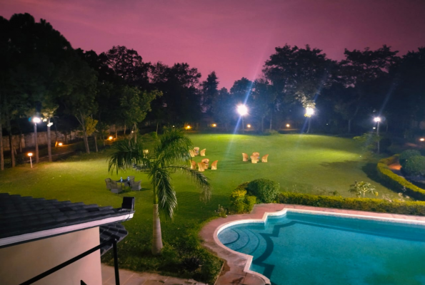 Poolside at Melody Farm