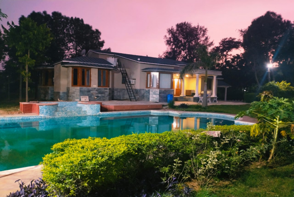 Poolside at Melody Farm