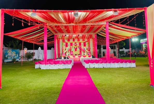 Lawn at Shri Ramtara Farm And Banquet Hall