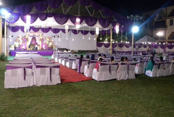 Lawn at Shenai Banquet Hall