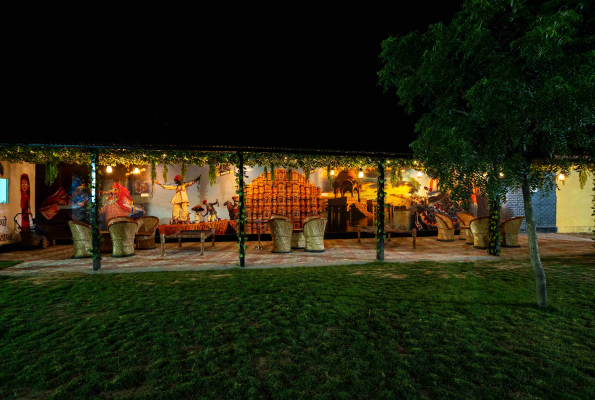 Rajasthani Theme Area at The Roar Inn Resort