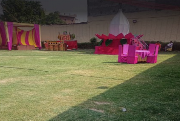 Lawn at J P Farm House And Marriage Hall