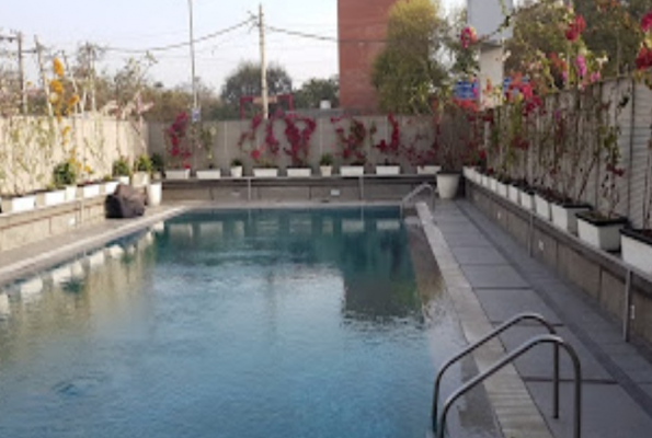 Courtyard at The Muse Sarovar Portico